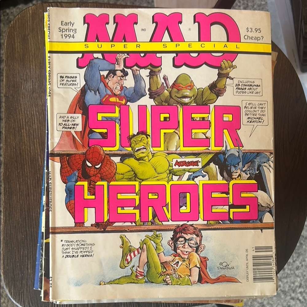 MAD Super Heroes Comic Book